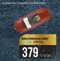 Coop Kaiser debreceni sonka ajánlat