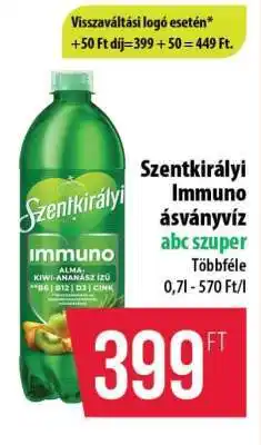 Coop Szentkirályi Immuno ásványvíz ajánlat