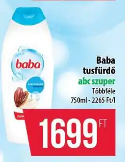 Coop BABA Tusfürdő ajánlat