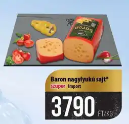 Coop Baron nagylyukú sajt ajánlat