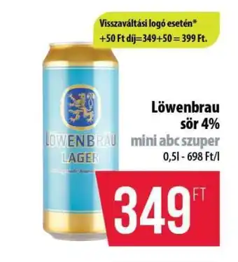Coop Löwenbrau sör 4% ajánlat