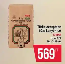 Coop Tüskeszentpéteri búza kenyérliszt ajánlat