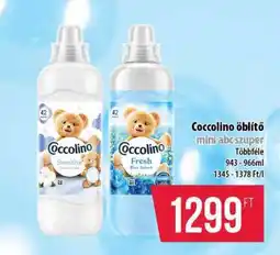 Coop Coccolino Öblítő ajánlat