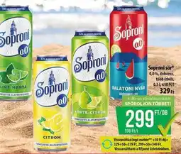 Coop Soproni sör 0,0% ajánlat