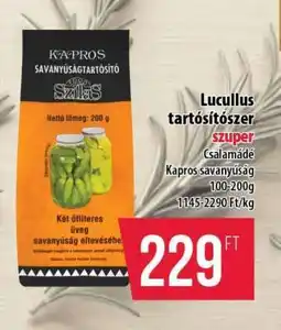 Coop Lucullus tartósítószer ajánlat