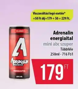 Coop ADRENALIN Energiaital ajánlat