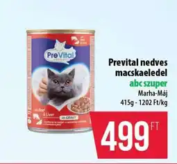 Coop PREVITAL Nedves macskaeledel ajánlat