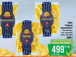 Coop Tallér 4 tojásos száraztészta ajánlat