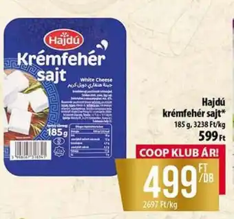 Coop Hajdú Krémfehér Sajt ajánlat