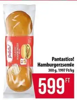 Coop Pantastico! Hamburgerzsemle ajánlat