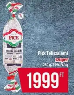 Coop PICK Téliszalámi ajánlat