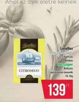 Coop Lucullus Citromsav ajánlat