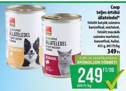 Coop Coop teljes értékű állateledel ajánlat