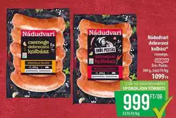 Coop Nádudvari debreceni kolbász ajánlat