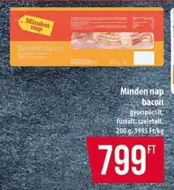 Coop Minden Nap bacon ajánlat