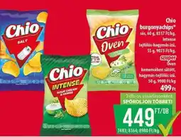 Coop Chio burgonyachips ajánlat