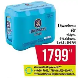 Coop Löwenbräu sör ajánlat