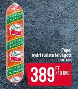 Coop Pápai nyári turista felvágott ajánlat