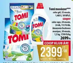 Coop TOMI MOSÓSZER ajánlat