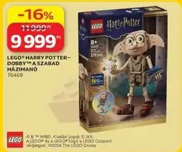 Auchan LEGO Harry Potter – Dobby a szabad házimanó ajánlat