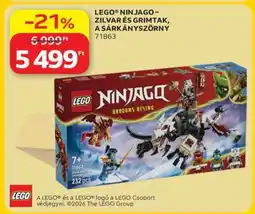 Auchan LEGO NINJAGO – ZILVAR ÉS GRIMTAK, A SÁRKÁNYSZÖRNY ajánlat