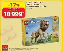 Auchan LEGO Creator – Vadállatok Fenséges Oroszlán ajánlat