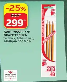Auchan KOH-I-NOOR 1770 GRAFITCERUZA ajánlat