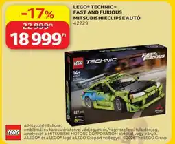 Auchan LEGO Technic – Fast and Furious Mitsubishi Eclipse Autó ajánlat