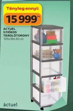 Auchan ACTUEL 5 FIÓKOS TÁROLÓTORONY ajánlat