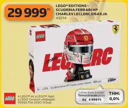 Auchan LEGO EDITIONS – SCUDERIA FERRARI HP CHARLES LECLERC SISAKJA ajánlat