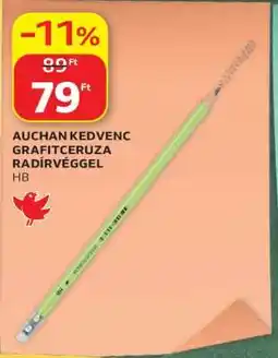 Auchan AUCHAN KEDVENC GRAFITCERUZA RADÍRVÉGGEL ajánlat
