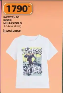 Auchan INEXTENSO KISFIÚ MINTÁS PÓLÓ ajánlat