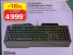 Auchan QILIVE Q3761 GAMER BILLENTYŰZET ajánlat