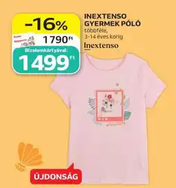 Auchan INEXTENSO GYERMEK PÓLÓ ajánlat