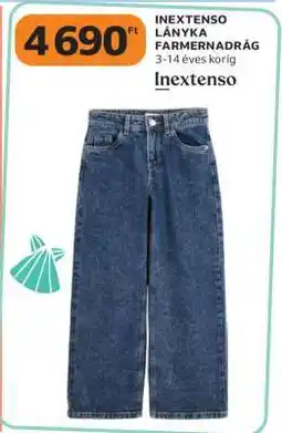 Auchan INEXTENSO LÁNYKA FARMERNADRÁG ajánlat