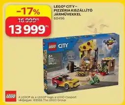 Auchan LEGO CITY – Pizzéria Kiszállító Járművekkel ajánlat