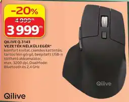 Auchan QILIVE Q.3143 VEZETÉK NÉLKÜLIEGÉR ajánlat