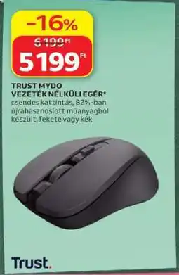 Auchan TRUST MYDO VEZETÉK NÉLKÜLI EGÉR ajánlat