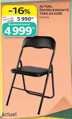 Auchan ACTUEL ÖSSZECSUKHATÓ TÁMLÁS SZÉK ajánlat