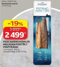 Auchan PESCADERO KOHLER MELEGEN FÜSTÖLT PISZTRÁNG ajánlat