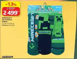 Auchan MINECRAFT FIÚ 3 PÁRAS ZOKNI ajánlat