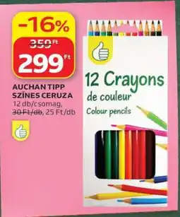 Auchan AUCHAN TIPP SZÍNES CERUZA ajánlat