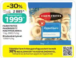 Auchan FARM FRITES Panírozott Hagymakarika ajánlat