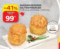 Auchan Auchan Kedvenc Sajtos Pogácsa ajánlat