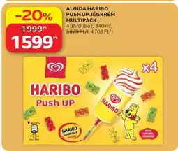 Auchan Algida Haribo Push UP jégkrém multipack ajánlat