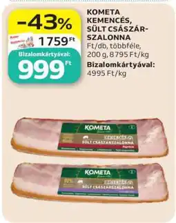 Auchan Kometa Kemencés Sült Császárszalonna ajánlat