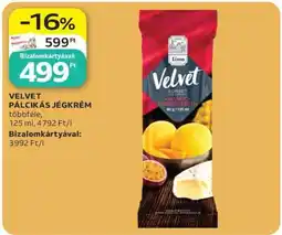 Auchan VELVET PÁLCIKÁS JÉGKRÉM ajánlat