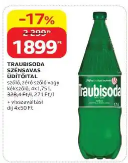 Auchan Traubisoda szénsavas üdítőital ajánlat