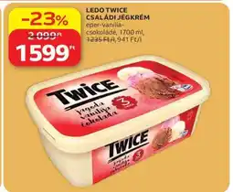 Auchan LEDO TWICE CSALÁDI JÉGKRÉM ajánlat