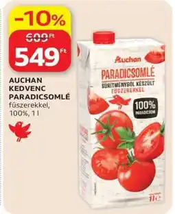 Auchan Auchan Kedvenc Paradicsomlé ajánlat